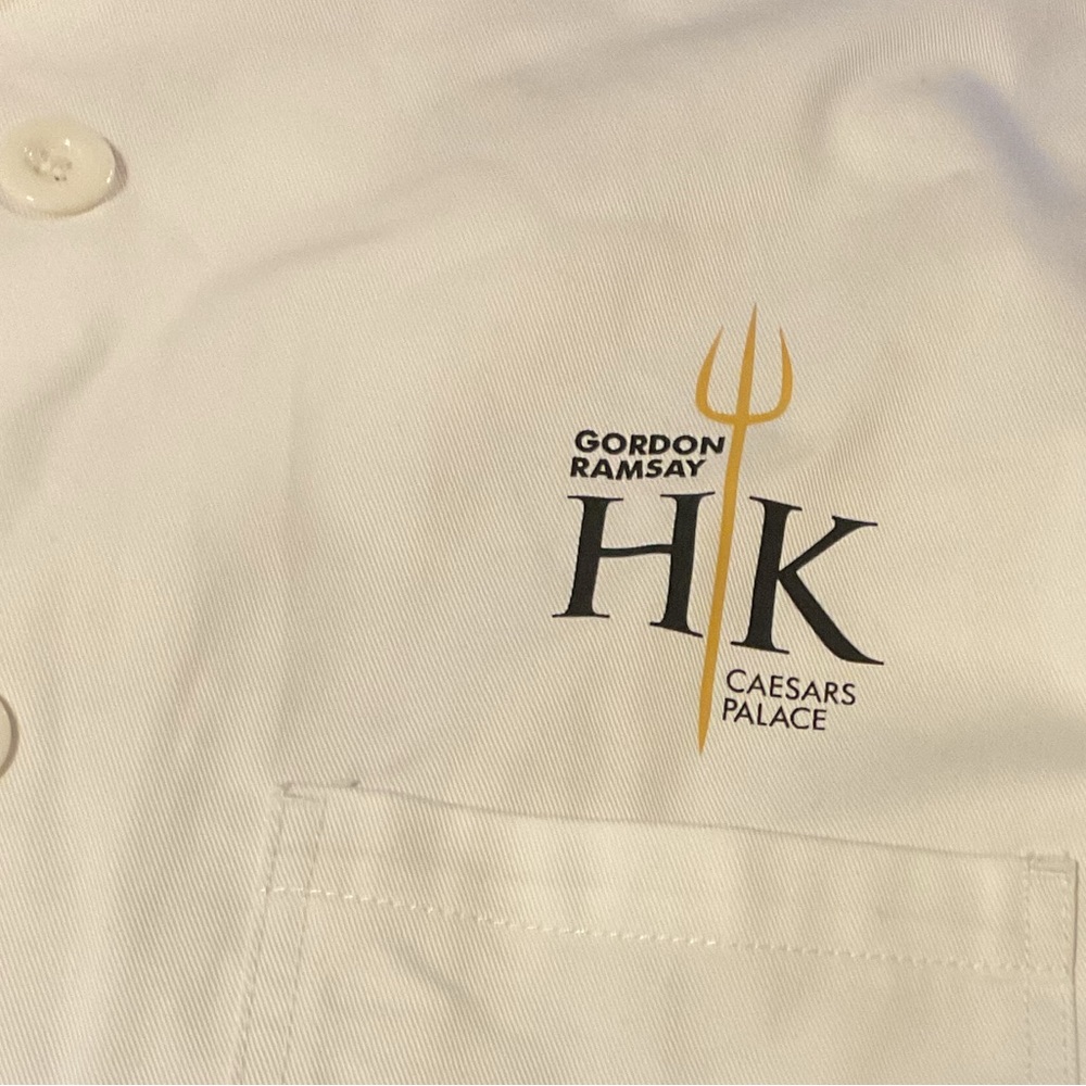 Hell's Kitchen White Chef Jacket with embroidered… - image 6